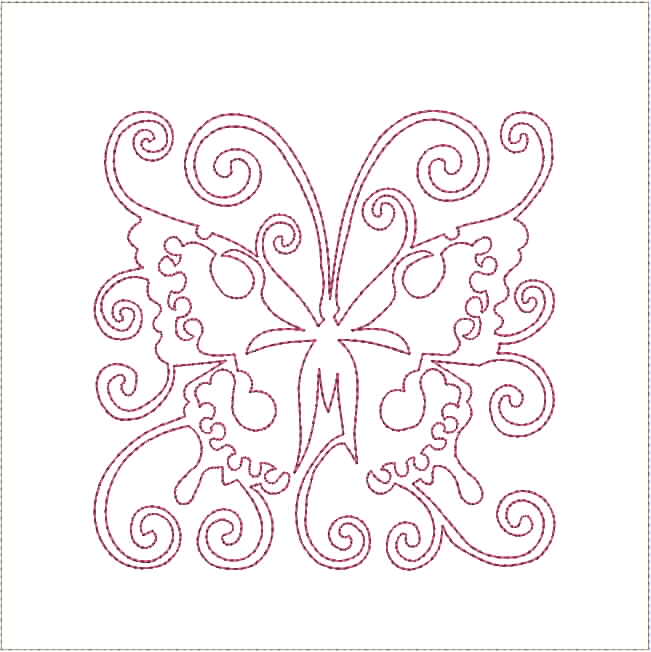 Continuous Line Butterfly